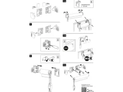 Gardinia Klebe- und Klemmset Easyfix EF-1 Weiß
