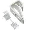 Gardinia Klemmträger EasyClick Weiß 2-er Pack