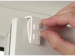 Gardinia Klemmträger EasyClick Weiß 2-er Pack