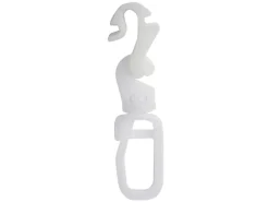 Gardinia Klickgleiter Klick In-Out Weiß 20-er Pack