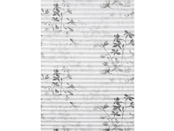 Gardinia Plissee Bella Blätter 80 cm x 130 cm Weiß