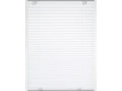 Gardinia Plissee Solo mit Saugnäpfen 100 cm x 130 cm Weiß