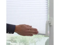 Gardinia Plissee Solo mit Saugnäpfen 100 cm x 130 cm Weiß