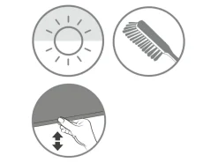 Gardinia Raffrollos^Rollo Comfort Move 75 cm x 150 cm