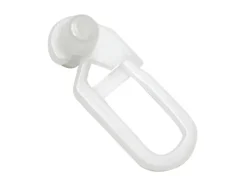 Gardinia Rollringe mit Faltenlegehaken für Paros 20 Stück Weiß