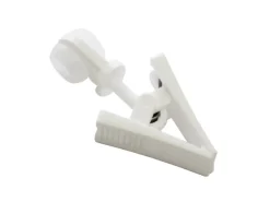 Gardinia Vorhänge|Gardinen^Rollringe mit Klammer Weiß 20-er Pack