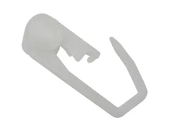 Gardinia Gardinenschienen^Rollringe UV-beständig Weiß 50-er Pack