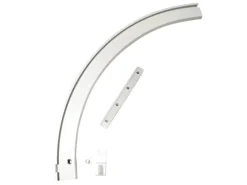 Gardinia Rundbogen links für Vorhangschiene 1-läufig Weiß