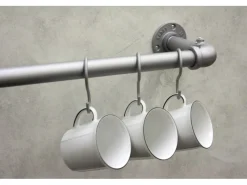 Gardinia S - Haken Industrial Home Ø 25 mm Silber 10 Stück