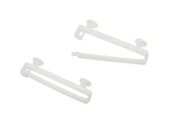 Gardinia Vorhänge|Gardinen^Schlaufengleiter Weiß 10-er Pack