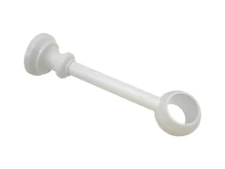 Gardinia Gardinenstangen|Vorhänge^Träger Bifo für Ø 28 mm geschlossen Weiß 17 cm