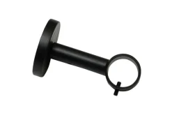 Gardinia Seilspanngarnituren^Träger Denver geschlossen für Ø 25 mm 7,5 cm Schwarz Matt