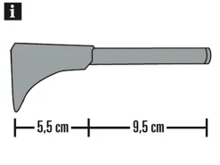Gardinia Seilspanngarnituren^Universal Träger Chicago 1 - und 2 - Lauf Schwarz - Matt