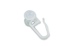 Gardinia Seilspanngarnituren^U-Rollringe Weiß 20-er Pack