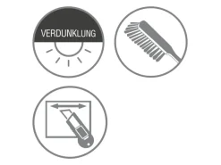 Gardinia Verdunkelungsrollo Blackout 122 cm x 180 cm