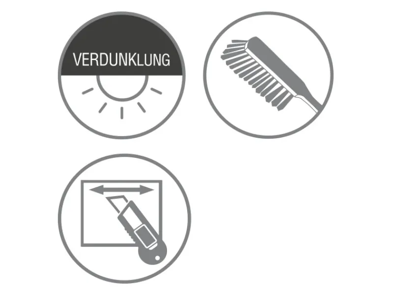 Gardinia Raffrollos^Verdunkelungsrollo Blackout 102 cm x 180 cm