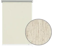 Gardinia Verdunkelungsrollo Thermo Struktur 102 cm x 180 cm Natur