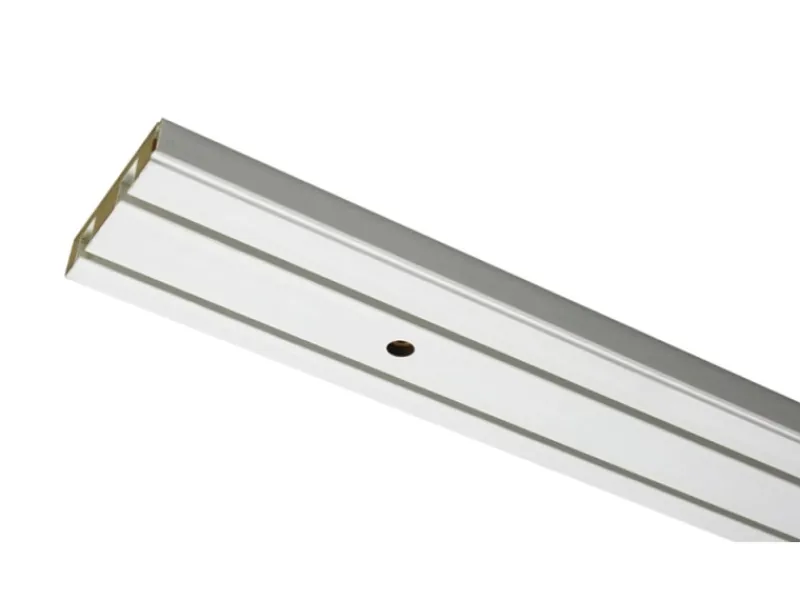 Gardinia Gardinenschienen^Vorhangschiene 2-läufig GE2 Weiß 250 cm