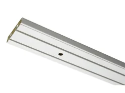 Gardinia Gardinenschienen^Vorhangschiene 2-läufig GE2 Weiß 150 cm