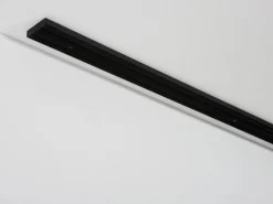 Gardinia Gardinenschienen^Vorhangschienen-Set 2-Lauf Schwarz 150 cm