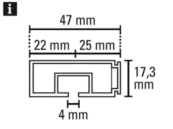 Gardinia Gardinenschienen^Vorhangschienen-Set 1-Lauf Schwarz 150 cm