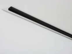 Gardinia Gardinenschienen^Vorhangschienen-Set 1-Lauf Schwarz 150 cm