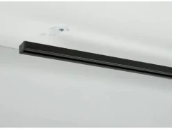 Gardinia Gardinenschienen^Vorhangschienen-Set Lucy 1-läufig Schwarz-Matt 160 cm