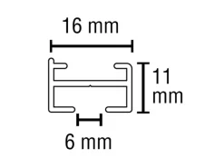 Gardinia Gardinenschienen^Vorhangschienen-Set Lucy 1-läufig Schwarz-Matt 160 cm