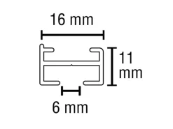 Gardinia Gardinenschienen^Vorhangschienen-Set Lucy 1-läufig 200 cm