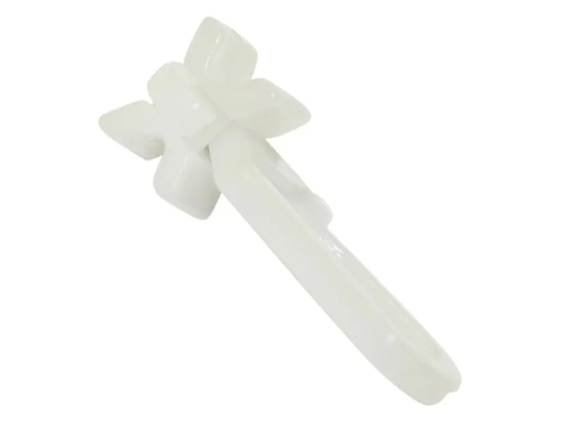 Gardinia Gardinenschienen^X-Gelenkgleiter Weiß 25-er Pack