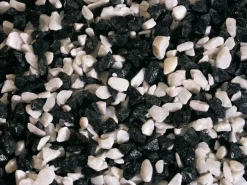WECO Vogeltränken^Garten-Splitt Schwarz-Weiß 8 mm - 12 mm 500 kg/ Mini Bag