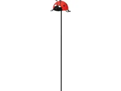 Gartenstecker Marienkäfer Rot 95 cm