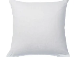 Kissen|Kissenbezüge^Gefülltes Kissen 40 cm x 40 cm Blumen Weiß-Grau