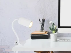 Globo Weitere Regale^Klemmstrahler Robby 1-flammig Weiß matt 290 x 100 x 415 mm