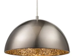 Globo Mosaik^Pendelleuchte Okko Nickel matt