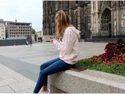 GORANDO Premium Kniekissen für Garten Haus Werkstatt Sitzkissen Kniematte 44x22cm Orange