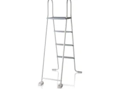 Gre Leitern^Stahlwand-Pool Kea Ø 300 cm x 120 cm Rund Graphit