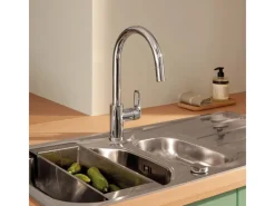 Grohe QuickFix Einhebel-Spültischarmatur Start Loop Chrom mit Brause
