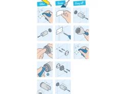 Grohe Tapezierzubehör^QuickGlue Set S2 für Brausestangen