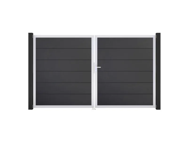 GroJa Vogeltränken^Steckzaun Tor BasicLine DIN Rechts EV1