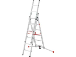 Hailo Alu-Kombileiter S100 Profi Lot 287 cm x 122 cm x 118 cm Aluminium