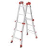 Hailo Alu-Multifunktionsleiter M80 Aluminium 135 cm x 49 cm x 88 cm