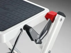 Hailo Leitern^Klapptritt Mini Weiß-Anthrazit