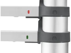 Hailo Leitern^Sicherheits-Teleskopleiter FlexLine 260 Aluminium 9-stufig bis 150 kg