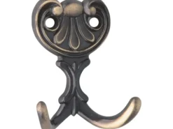 Laternen^Haken 505, Altmessing brüniert