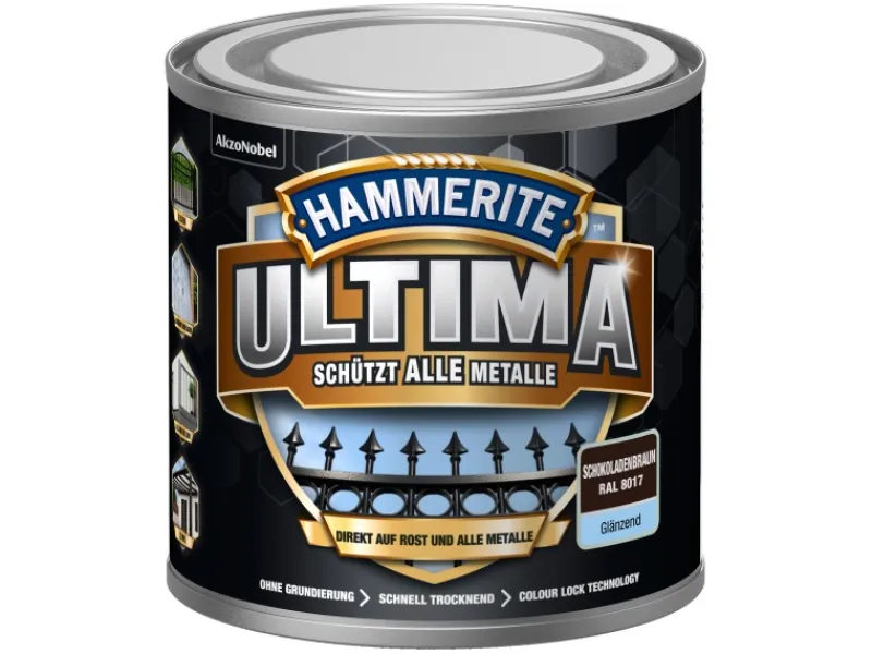 Hammerite Ultima Premium Metall-Schutzlack glänzend 250 ml