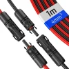 hb-digital Leitern^2x 1m Solarkabel 4mm2 mit Solar Stecker Schwarz/Rot