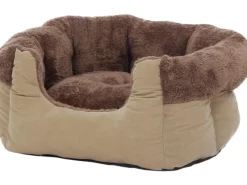 Heim Kissen^Hunde- und Katzenbett Safari 60 cm x 50 cm x 21 cm Größe M