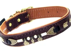 Heim Hundehalsband Buffalo Breite 25 mm Länge 65 cm /Cognac