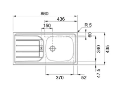 Held Möbel Schweberegale^Küchenzeile Mailand 330 cm -Weiß Matt mit E-Geräten